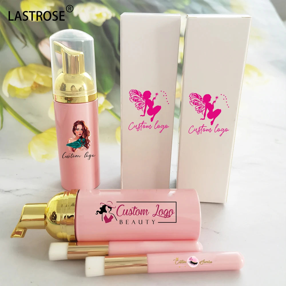 Eyelash Cleaning Mousse Wholesale Private Label Lash Shampoo for Eyelashes Extension EyelashCleansing Mousse Foam Pump