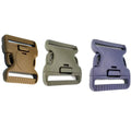 Lightweight Strong Plastic Professional Vintage Tactical Belt Side Quick Release Buckle Tri-Release Heavy Duty Lock Latch