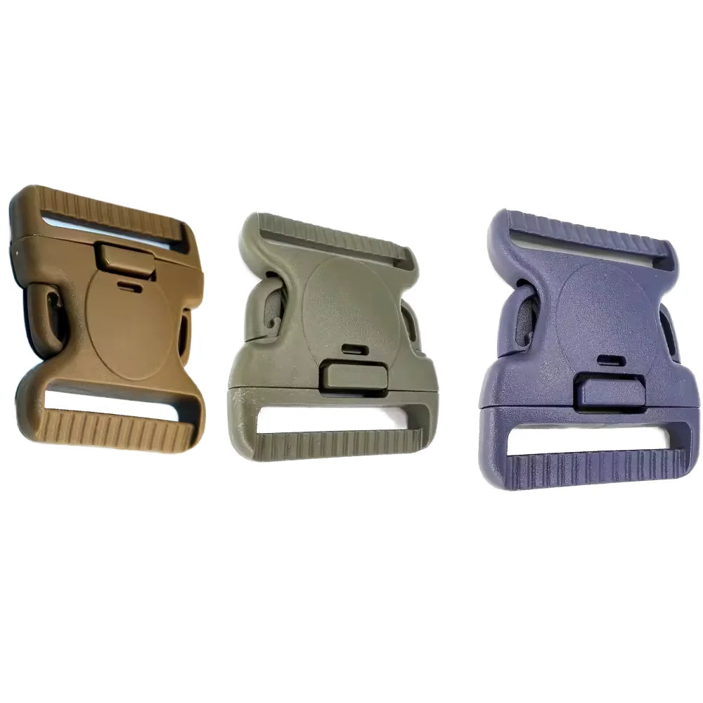 Lightweight Strong Plastic Professional Vintage Tactical Belt Side Quick Release Buckle Tri-Release Heavy Duty Lock Latch