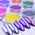 New Arrivals Wholesale Free Sample Chameleon New Magic Mirror Chrome Powder Pigment Nail