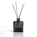 Big Empty Luxury Diffuser Bottle Matte Reed Glass Black with Screw  Diffuser Bottle Sticks Glass Transparent