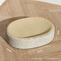Modern Cat Tree Scratcher Wear-Resistant Sisal Woven Integrated Nest Scratch Board Oval Grasping Artifact Scratch-Proof Crumbs