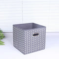 Y8189 Foldable Modern Square Storage Box Kids Toys and Laundry Basket Sustainable Cotton Material Household Usage