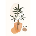 2022 NEW Scenery Plant Paint by Numbers for Adults Sunset Landscape Leaf Paint by Numbers Abstract Home Decor Wall Art Gifts