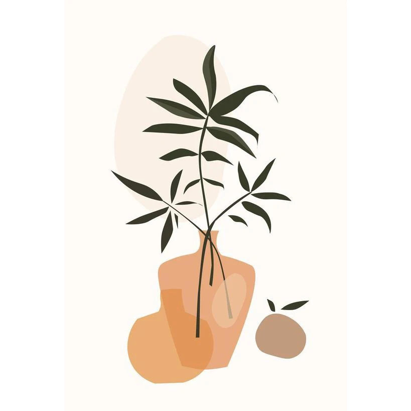 2022 NEW Scenery Plant Paint by Numbers for Adults Sunset Landscape Leaf Paint by Numbers Abstract Home Decor Wall Art Gifts