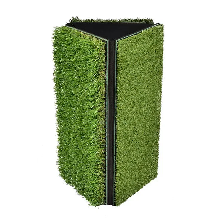 BG 3-in-1 Golf Foldable Artificial Grass Turf Mat 40cm*62cm Green for Indoor/Outdoor Training & Putting Made in Fujian