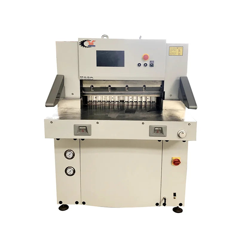 Electric Double Hydraulic Paper Cutting Machine A3/A4 Polar Cut 68CM 2.2KW Motor Model CYQZYK680DW Zhejiang for Office Use MegaBDM