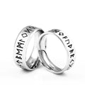 Classic Nordic Viking Titanium Ring Jewelry Accessories Rune Symbol Odin Norse Viking Amulet RETRO Punk Ring for Men Gifts