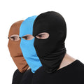 Wholesale Milk Silk Sports Hood Cycling Neck Face Cover Plain Wind Proof Head Caps 2 Holes Balaclava Hat