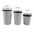 Sublimation Blanks Neoprene Insulated 16oz  20oz 30oz Iced Coffee Cup Sleeve