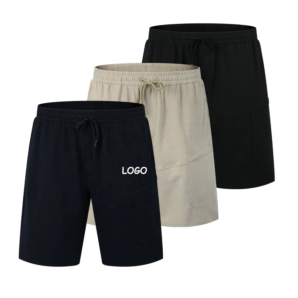 Athletic Shorts Dropshipping Custom Logo 100%Polyester Joggers Running Gym Activewear Men Workout Fitness Gym Shorts MegaBDM