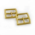 Meetee YK133 Men Belt Buckles Snap Solid Brass Alloy Pin Buckle for Belts Waistband Head Diy Jeans Accessories