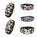 Manufacturer I Love Palestine Leather Wrap Bracelet Free Palestinian Lives Matter Unisex Lady Men's Genuine Leather Bracelet