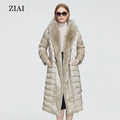 Factory Direct Sale Winter Tops for Women Plus Size Puffer Coat With Real Rabbit Fur Top Luxury Outwear Long Winter Coats