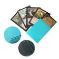 CKCS010 Light Blue Black-lined Premium Amazing Strength Anti-Glare  Matte Trading Card Sleeves 1000 Sleeves Per Box