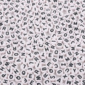 Acrylic Beads Alphabet Letter Beads 7mm DIY Children's Early Education Beads for Jewelry Making Bracelet