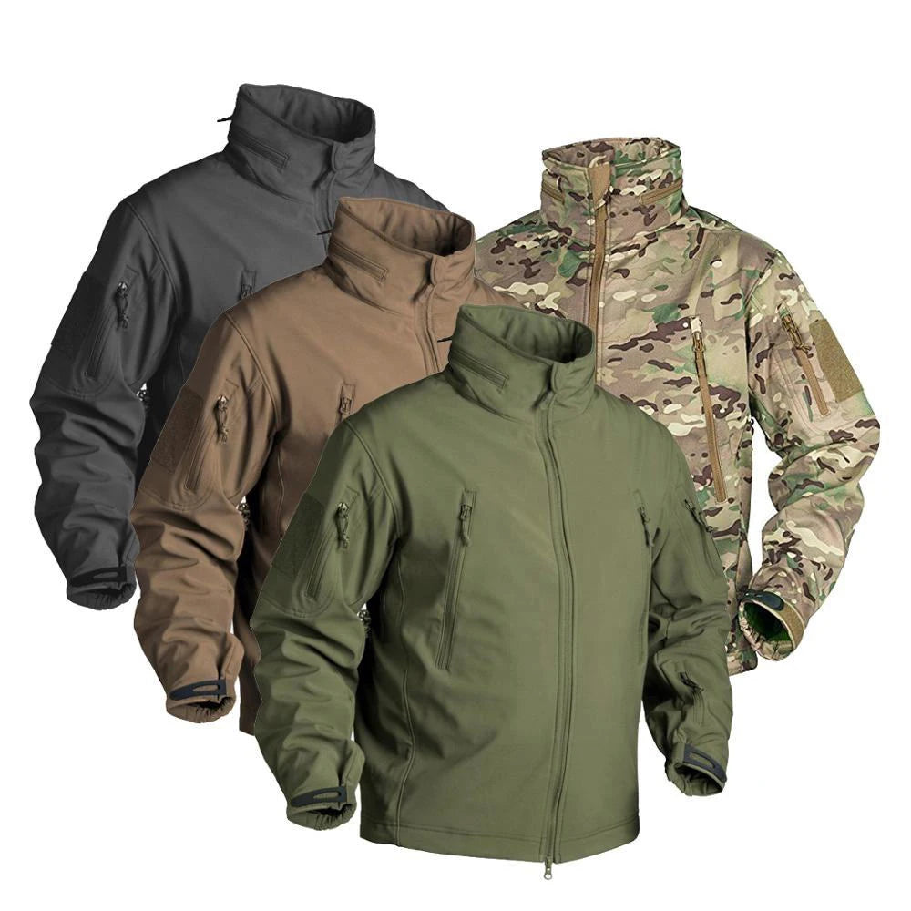 Outdoor Clothes Winter Down Jacket Men's Softshell Outdoor Jacket Waterproof Jacket Hidden Hoody Coat Windbreaker
