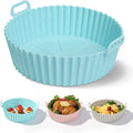 8 Inch 16cm Reusable Silicone Pot Basket Liner for Air Fryers Oven Accessories Air Fryer Baking Dishes & Pans