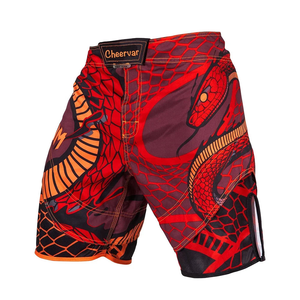 Custom Sublimation Comfortable and Breathable Fight Shorts