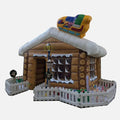 3X3x3mh Durable Christmas Decoration Outdoor Inflatable Santa House Santa Grotto for Party