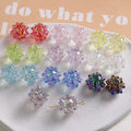 Colorful Glossy Sea Urchin Beads 17*14mm Shiny Spiky Ball Loose Beads for Making Jewelry Findings