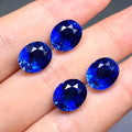 8x10mm Oval Cut Lab Grown Sapphire Gemstones Natural Cut Large Size Synthetic Loose Gems Lab Created Corundum