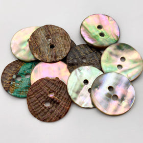 Factory Wholesale Different Size Real 2 Holes Natural White Akoya Abalone Pearl Trocas Natural Shell Button