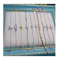925 Silver Fashionable Natural Opal Tennis Bracelet for Women Rhodium Gold Plated Classic for Gifts Parties 'Miss You' Pendant