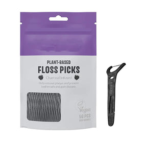 Dental Floss Picks High Toughness Toothpicks Sticks 50pcs With Portable Cases Brush Picks Interdental