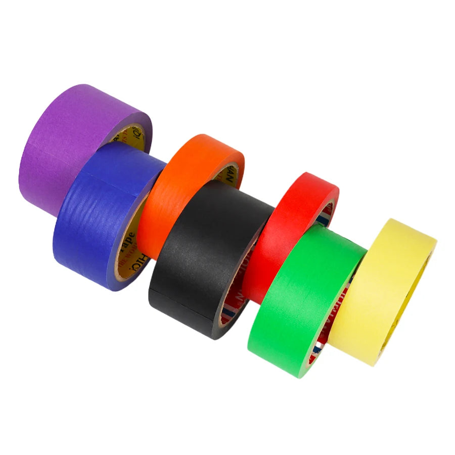 Manufacturers General Purpose Tape Trim Painter No Free Reside Adhesive Crepe Paper Auto Paint Masking Tape 2 Inch for Painting