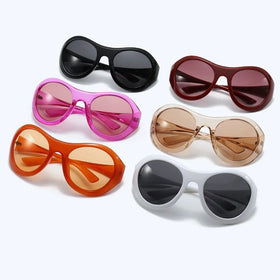 Competitive Price 2025 New Arrivals Unique Custom Logo Sun Glasses Plastic Fashion UV400 Fashion Women Men Sunglasses