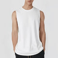 Hot Selling Fashion Comfortable Cotton Custom Muscle Singlet Sleeveless t Shirts Travel Vest Bodybuilding Mens Tank Top Men