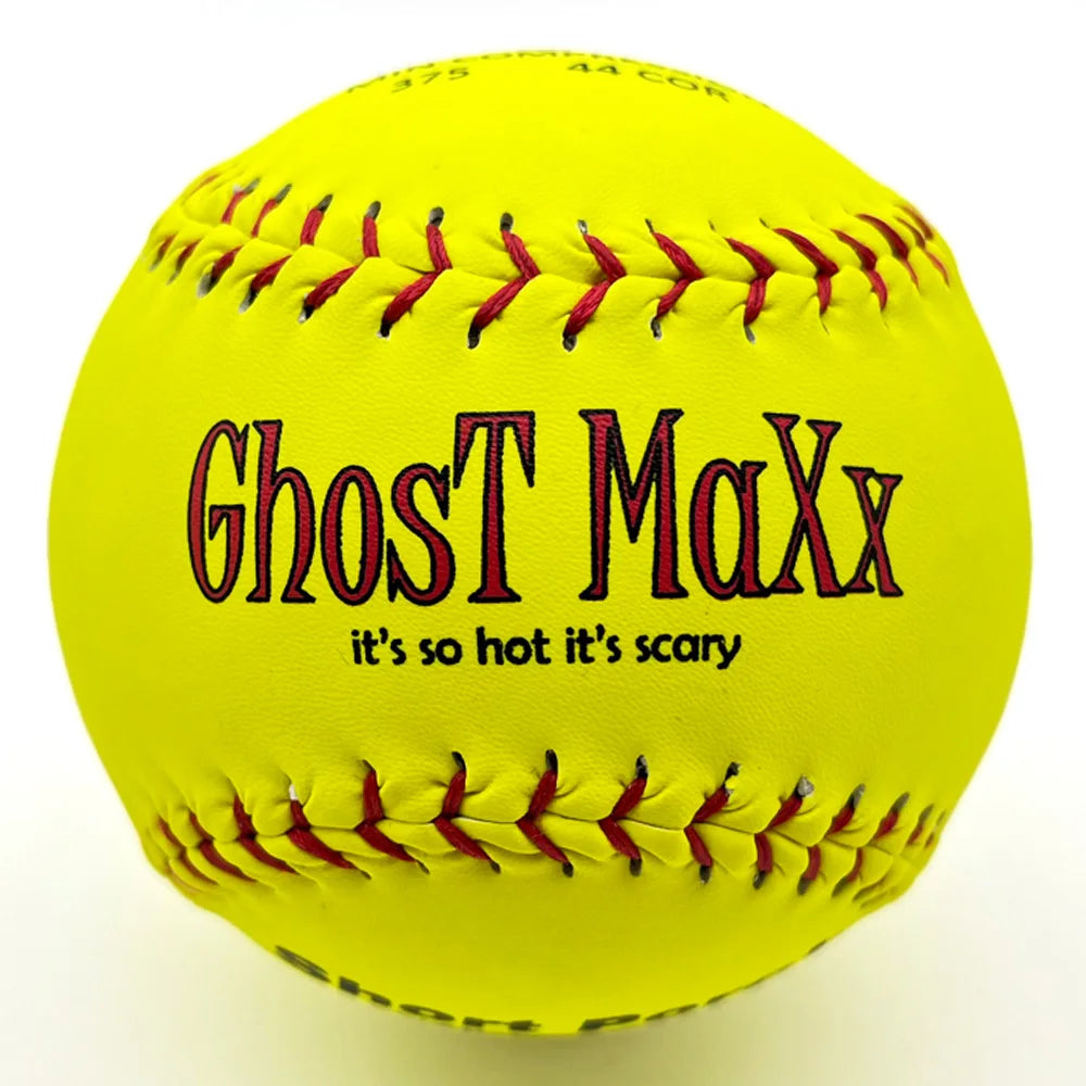 High-quality 12-inch Ghost MaXx Softball Slow-pitch Softball with Two-layer Leather Material COR44.375LBS
