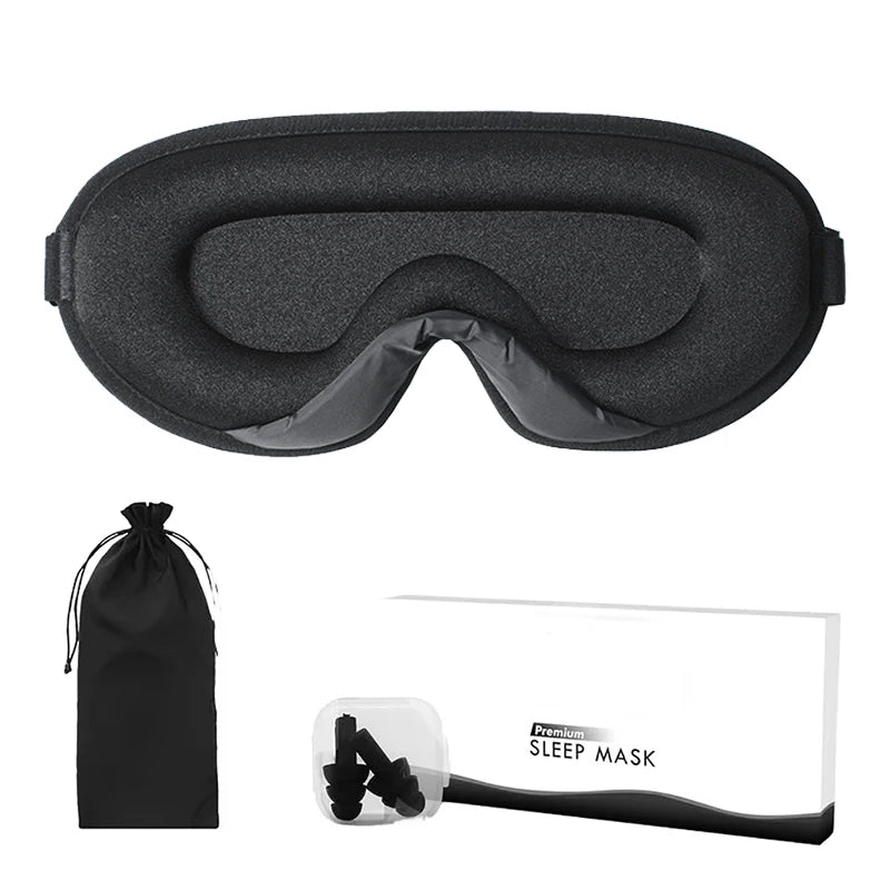 Reliable Supplier Private Label Eyelash Eyemask  Contoured Eyemask Fashion Memory Foam Sleep Eye Mask for Lash Extensions