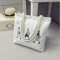 Wholesale Customized Printed logo School Trip Shopping Organic Food Grade Canvas Tote Bag with Rope Handle