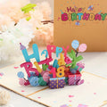 3D Pop up Birthday Card with UV Printing for Kids Husband Wife Mom & Mother's Day