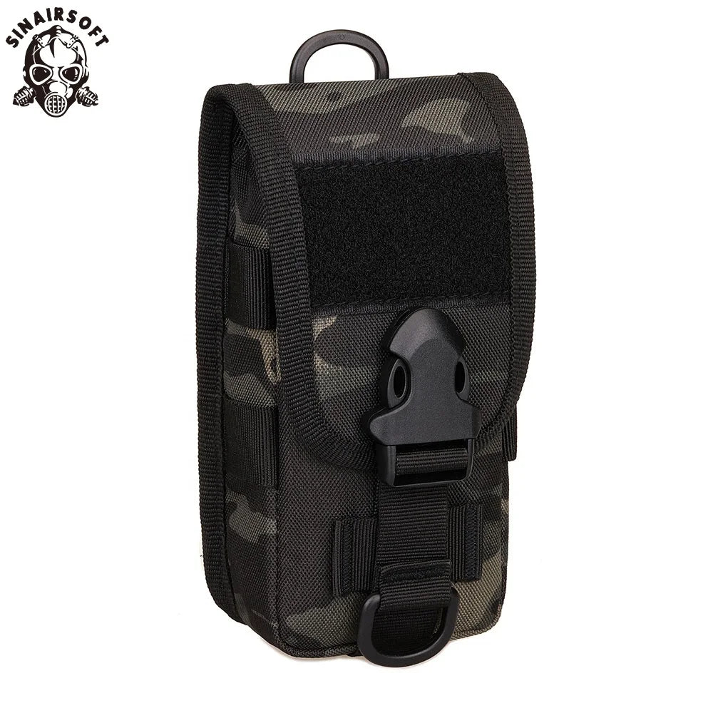Outdoor 5.8 Inch Universal Tactical Bag for Mobile Phone Hook Cover Pouch Case Molle Belt Cell Phone Pouches