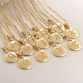 Necklaces for Women Letter Necklace Stainless Steel Jewelry Stainless Steel Initial Choker Letter Name Necklace Fashion Zircon