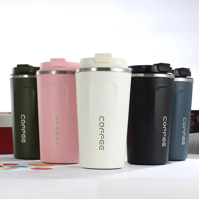 Wholesale Customized Portable Travel Coffee Mug 304 Stainless Steel Double Wall Thermos Vacuum Flask Customizable Travel Tumbler