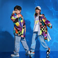 Children's Loose Hop Jazz Drum Kit Boys Girls Hop Fashion Suit