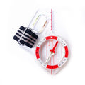 High Accuracy Mini Pocket Jet Thumb Compass Nautical Lightweight Luminous Acrylic Waterproof Shockproof Noctilucent Pointer Hike