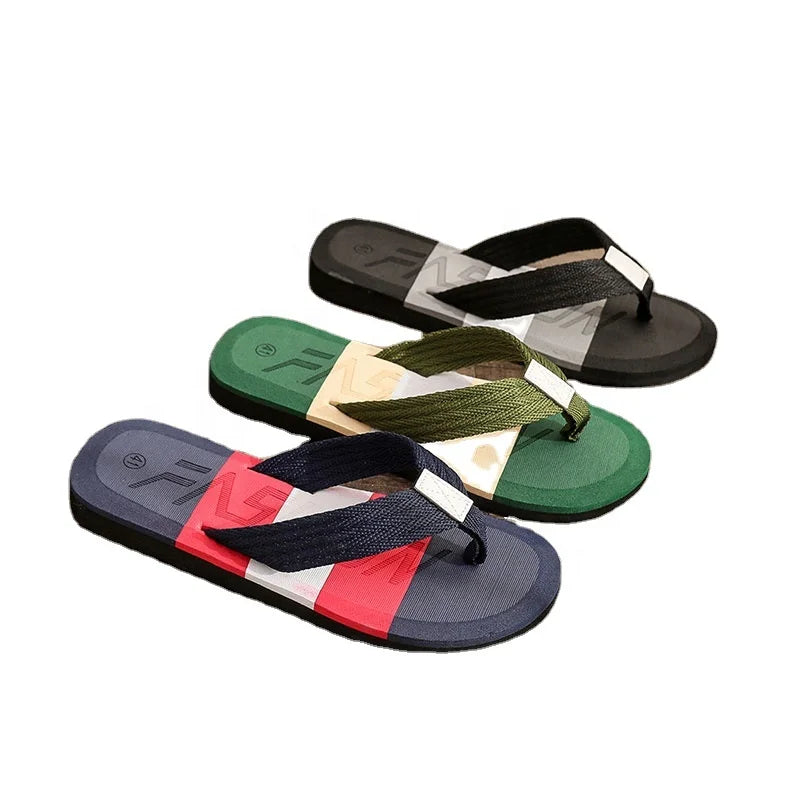 Fashion Hot Sale Summer Outdoor Open Toe Sandals Flip Flops Beach Anti-Slip Men Flip Flop Slipper Comfort Slippers for Beach