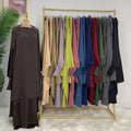 Loriya Fashion Ramadan New Collections Hot Sale Prayer Abaya Jilbab Top and Long Skirt for Women Muslim Clothes