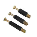 Furniture Concector of 3 in 1 Connector Plastic Bolt Connecting Bolt Fitting Zinc Alloy Eccentric Carbon