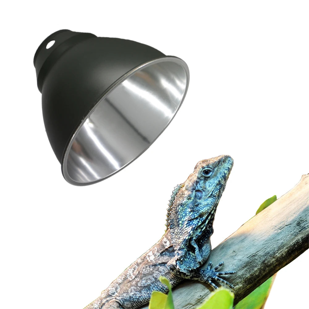 14cm 5.5 Inch Reptile Lamp Dome Light Fixture Reflection Cover Heat Light Dome for Terrariums