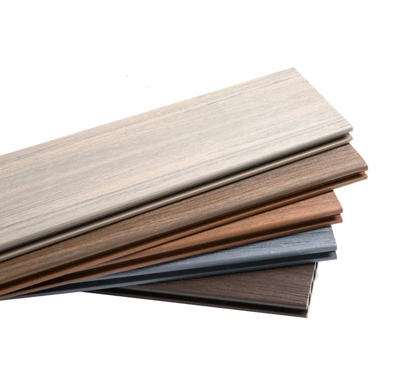 Traditional Style Solid WPC Decking New Design Hard Wearing Co-Extrusion Composite Deck Made of Maple Material