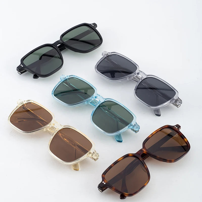 Factory Direct Sales Custom Brand Eyewear Premium Square Sunglasses Colorful Fashion Mens Women Mazzucchelli Sunglasses