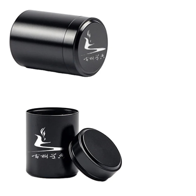 Luxury Empty Aluminum Alloy Tea Storage Metal Can Candle Jar Empty Tin
