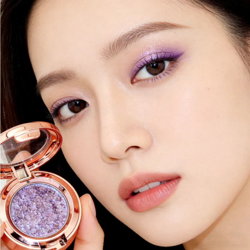 Custom Logo Private Label Chameleon Eyeshadow Palette Pigmented Long-Lasting Makeup with Luminous Finish for Dark Skin Tone