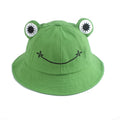 Parent-Kid Cartoon Frog Bucket Hat Panama Fishing Cap Cute Froggy Hat Homme Femme Bob Chapeau Outdoor Sun Fisherman Hat